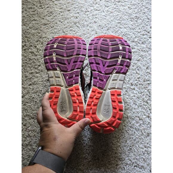 Brooks Transcend 6 Women's Running Shoes Size 9.5 Medium (B) Orange Purple Black - Picture 6 of 8